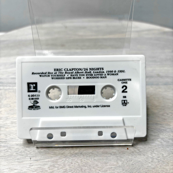 24 Nights by Eric Clapton (Cassette) - Picture 3 of 3
